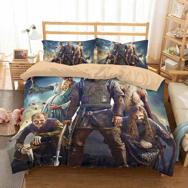 3d customize vikings bedding set duvet cover set bedroom set