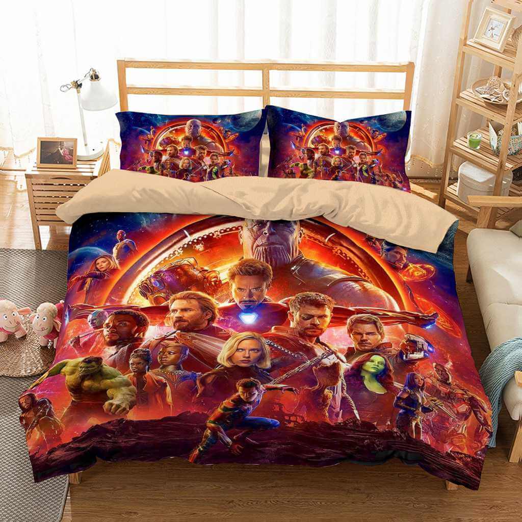 3d Customize Avengers Infinity War Bedding Set Duvet Cover Set Bedroom 