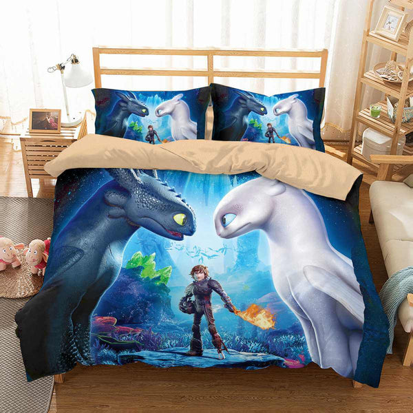 3d Customize How To Train Your Dragon Bedding Set Duvet Cover Set Bedroom Set Bedlinen
