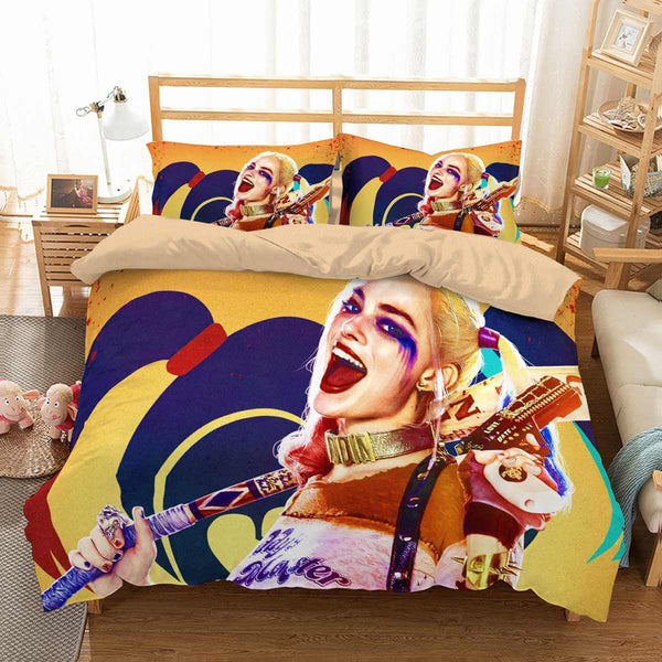 3d Customize Harley Quinn Bedding Set Duvet Cover Set Bedroom Set Bedlinen