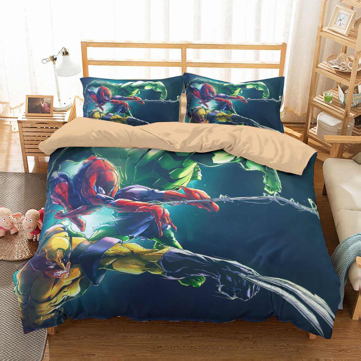3d Customize Marvel Comics Bedding Set Duvet Cover Set Bedroom Set