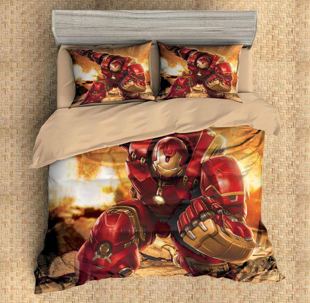 3d Customize Iron Man Bedding Set Duvet Cover Set Bedroom Set