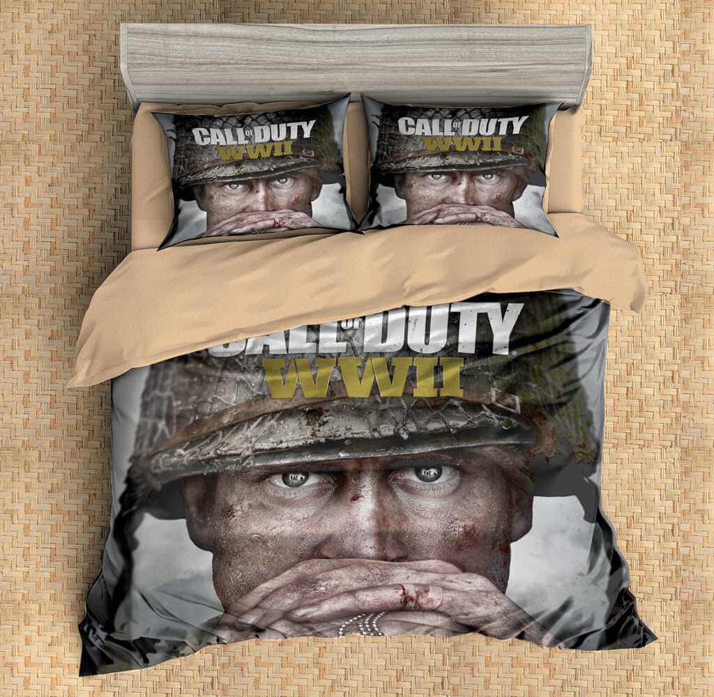 3d Customize Call Of Duty Ww2 Bedding Set Duvet Cover Set Bedroom