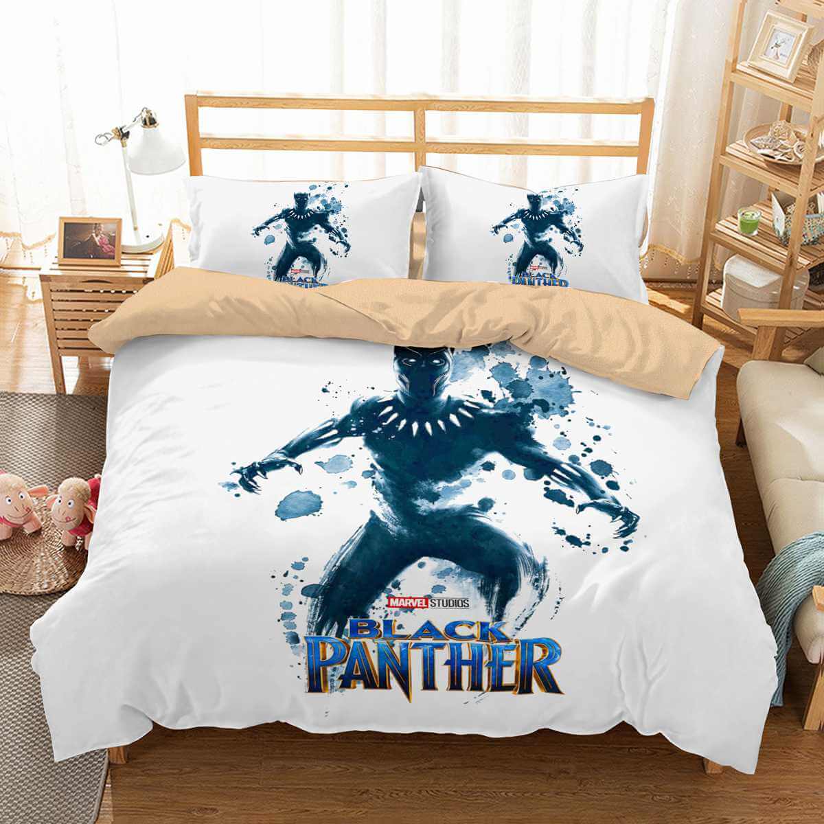 3D Customize Black Panther Bedding Set Duvet Cover Set Bedroom Set Bed ...