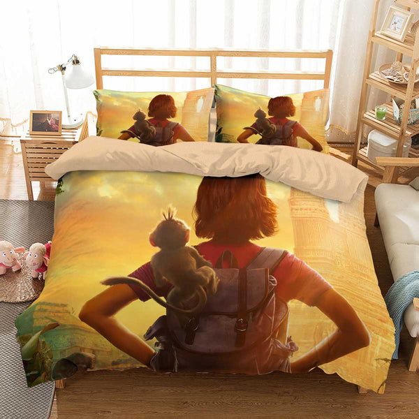 3d Customize Dora And The Lost City Of Gold Bedding Set Duvet Cover Set Bedroom Set Bedlinen