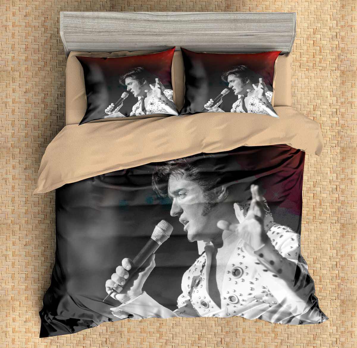 3D Customize Elvis Presley Bedding Set Duvet Cover Set ...