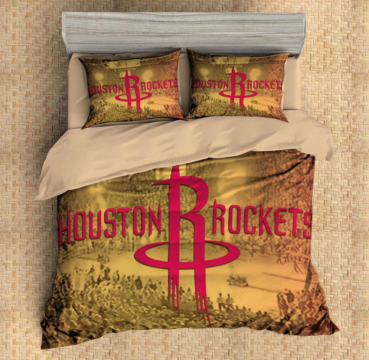 3d Customize Houston Rockets Bedding Set Duvet Cover Set Bedroom