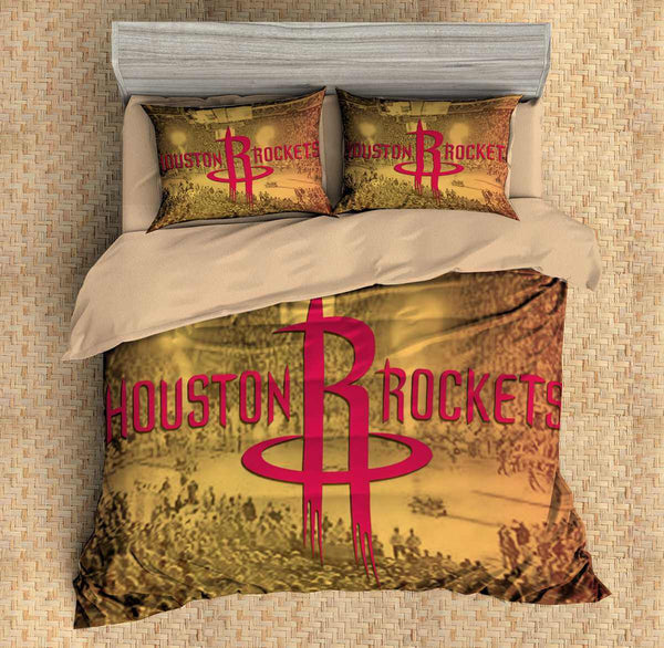 3d Customize Houston Rockets Bedding Set Duvet Cover Set Bedroom Set Bedlinen