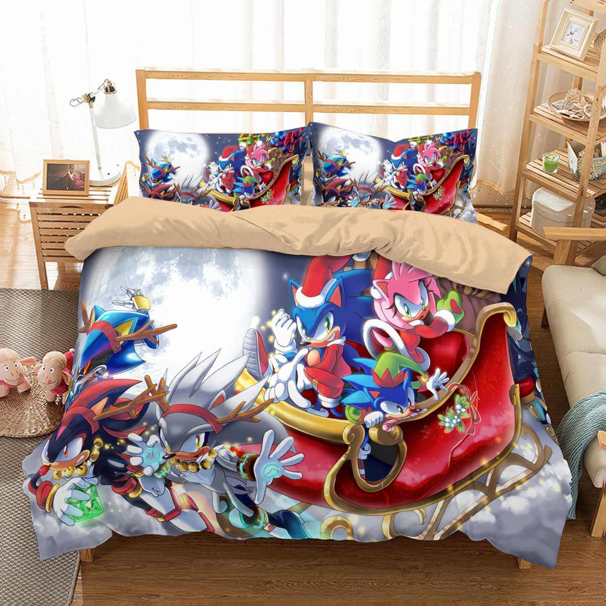 3d Customize Sonic Bedding Set Duvet Cover Set Bedroom Set