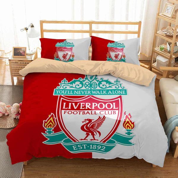 3d Customize Liverpool F C Bedding Set Duvet Cover Set Bedroom
