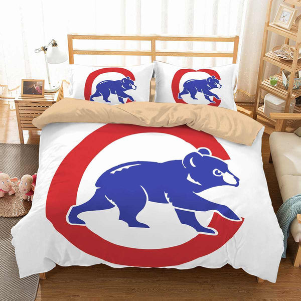 3d Customize Chicago Cubs Bedding Set Duvet Cover Set Bedroom Set Bedlinen