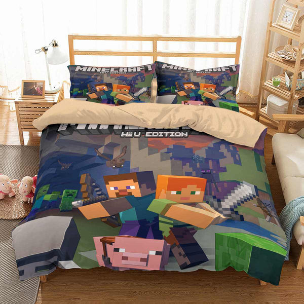 minecraft bedding sets full/queen