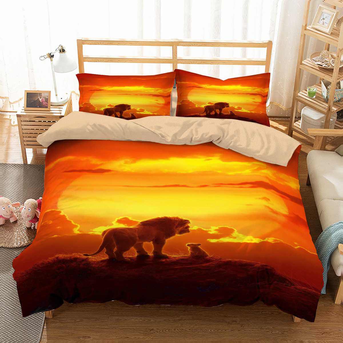 3d Customize The Lion King Bedding Set Duvet Cover Set Bedroom Set