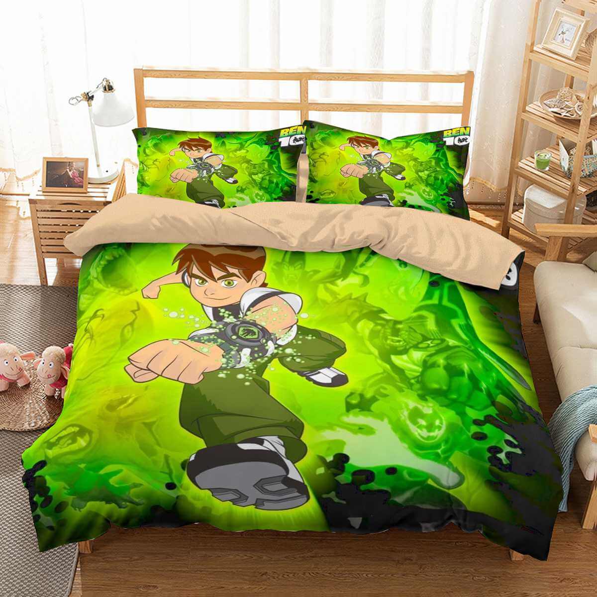 3d Customize Ben 10 Bedding Set Duvet Cover Set Bedroom Set