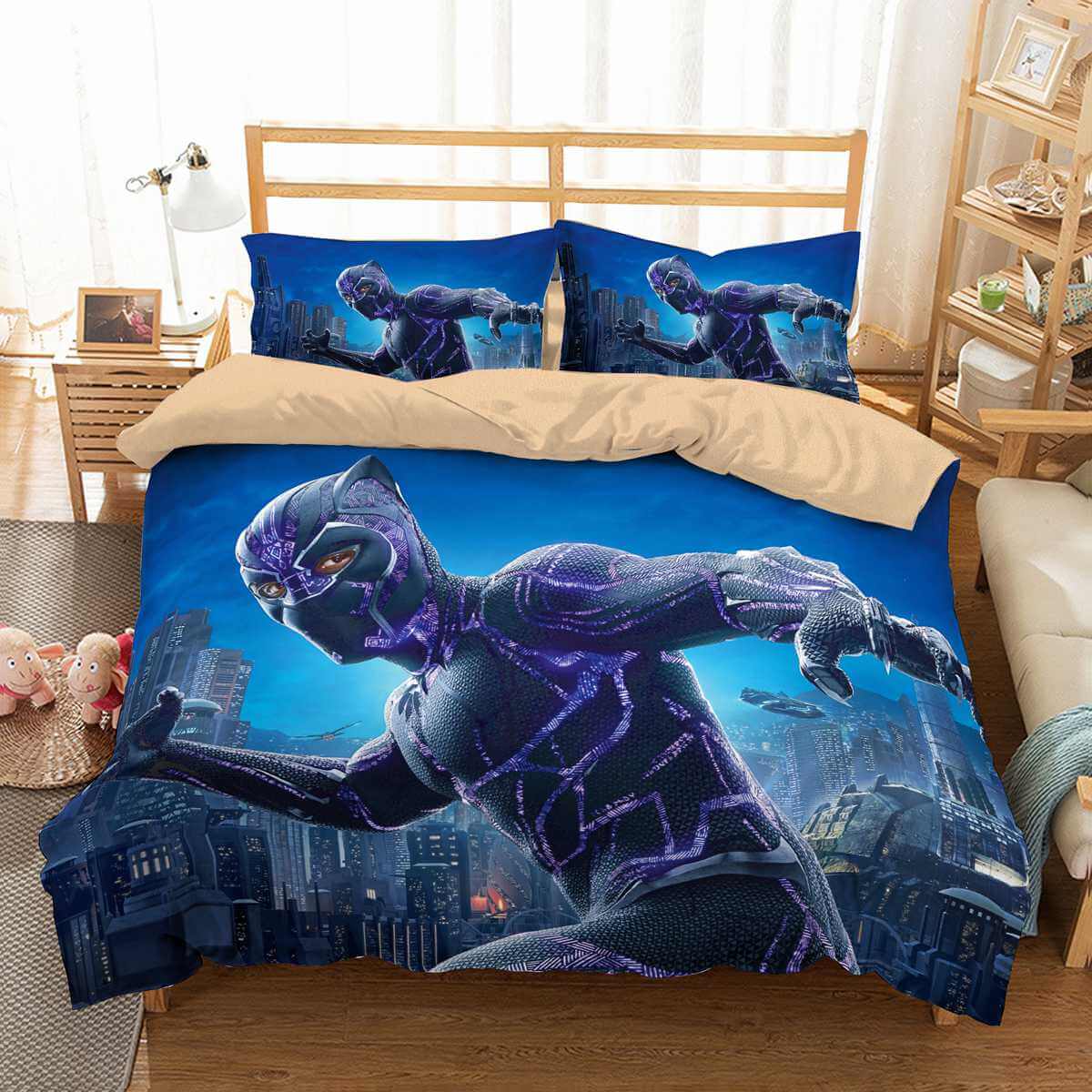 3D Customize Black Panther Bedding Set Duvet Cover Set