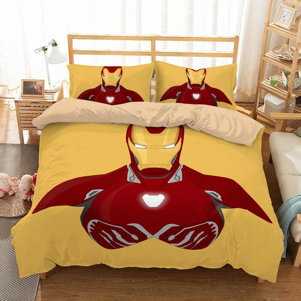 3d customize iron man bedding set duvet cover set bedroom set bedlinen