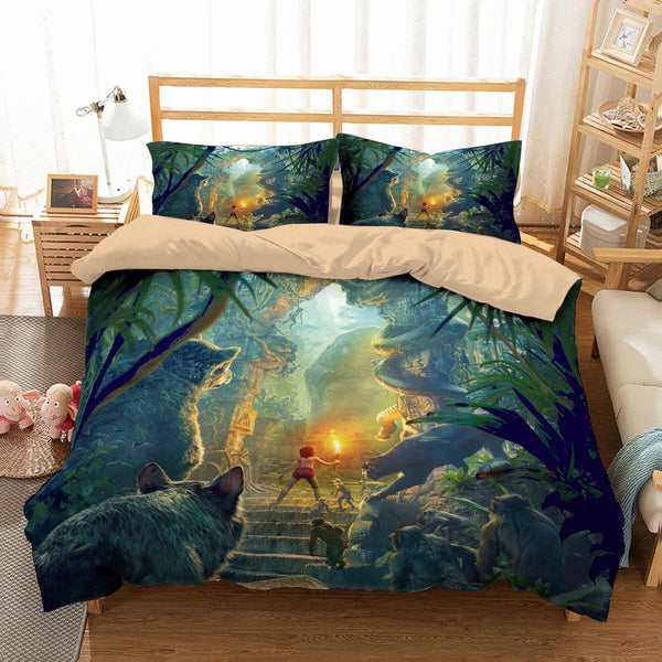 3d Customize Jungle Book Bedding Set Duvet Cover Set Bedroom Set