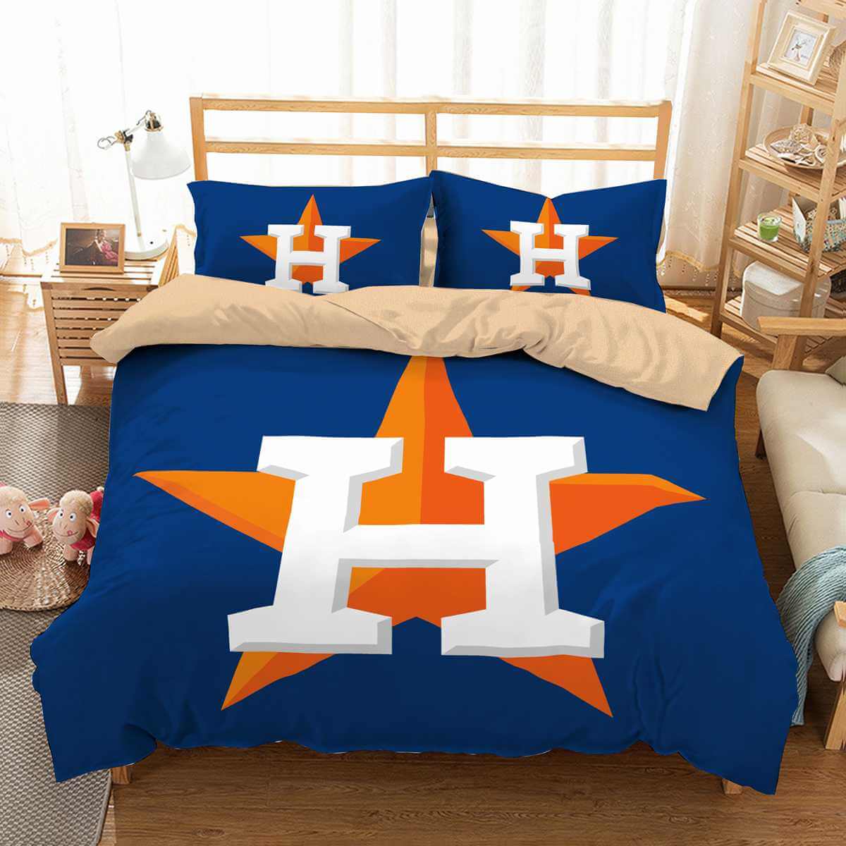 3d Customize Houston Astros Bedding Set Duvet Cover Set Bedroom Set Bedlinen