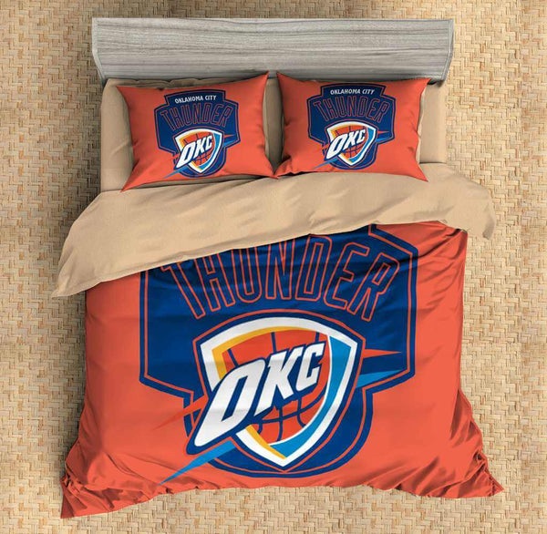 3d Customize Oklahoma City Thunder Bedding Set Duvet Cover Set Bedroom Set Bedlinen