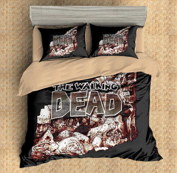 3d customize the walking dead bedding set duvet cover set bedroom set  bedlinen