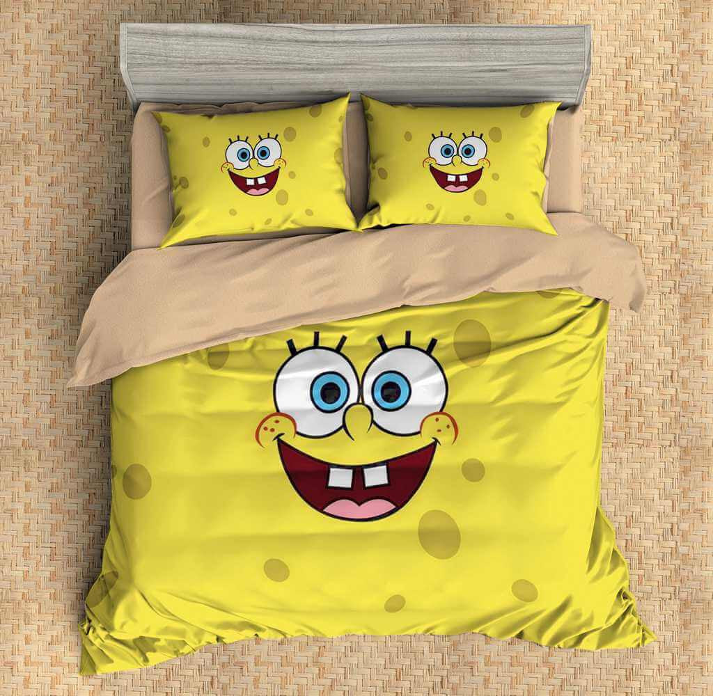 3d Customize Spongebob Squarepants Bedding Set Duvet Cover Set Bedroom Set Bedlinen