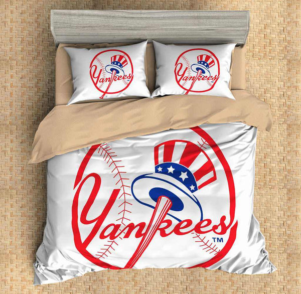 3D Customize New York Yankees Bedding Set Duvet Cover Set ...