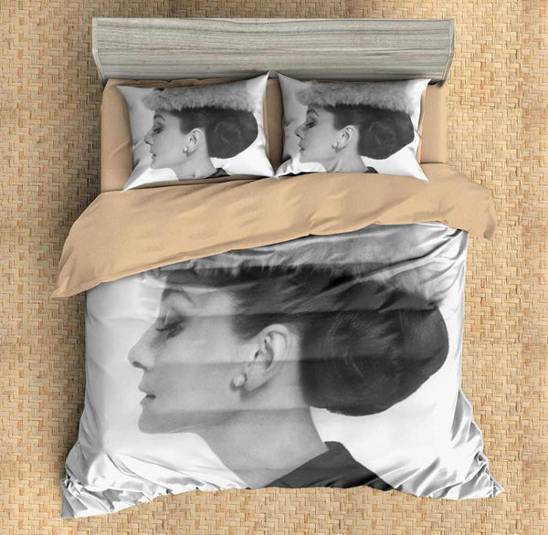 3d Customize Audrey Hepburn Bedding Set Duvet Cover Set Bedroom Set Bedlinen