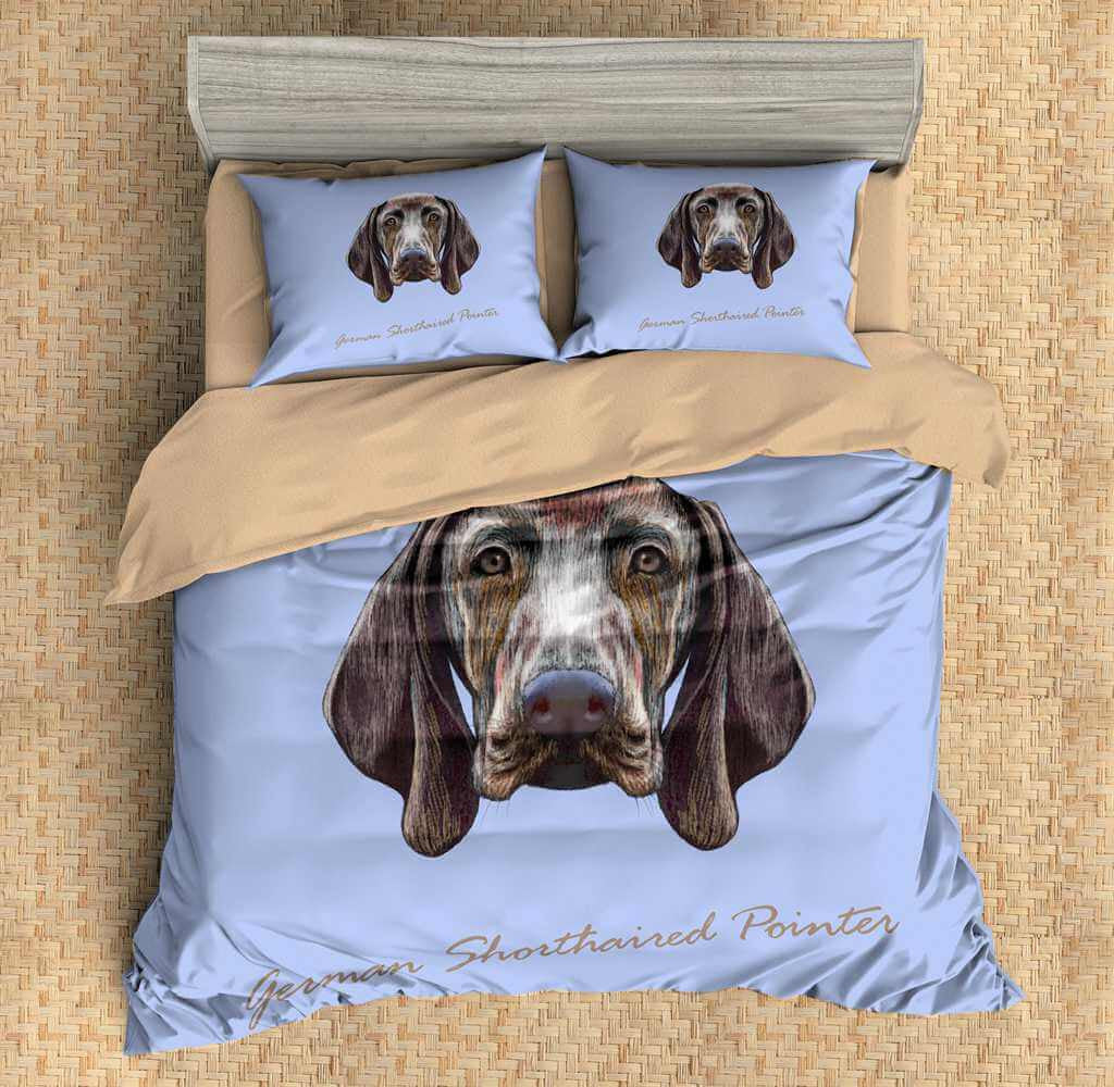 3d Customize German Shorthaired Pointer Bedding Set Duvet Cover