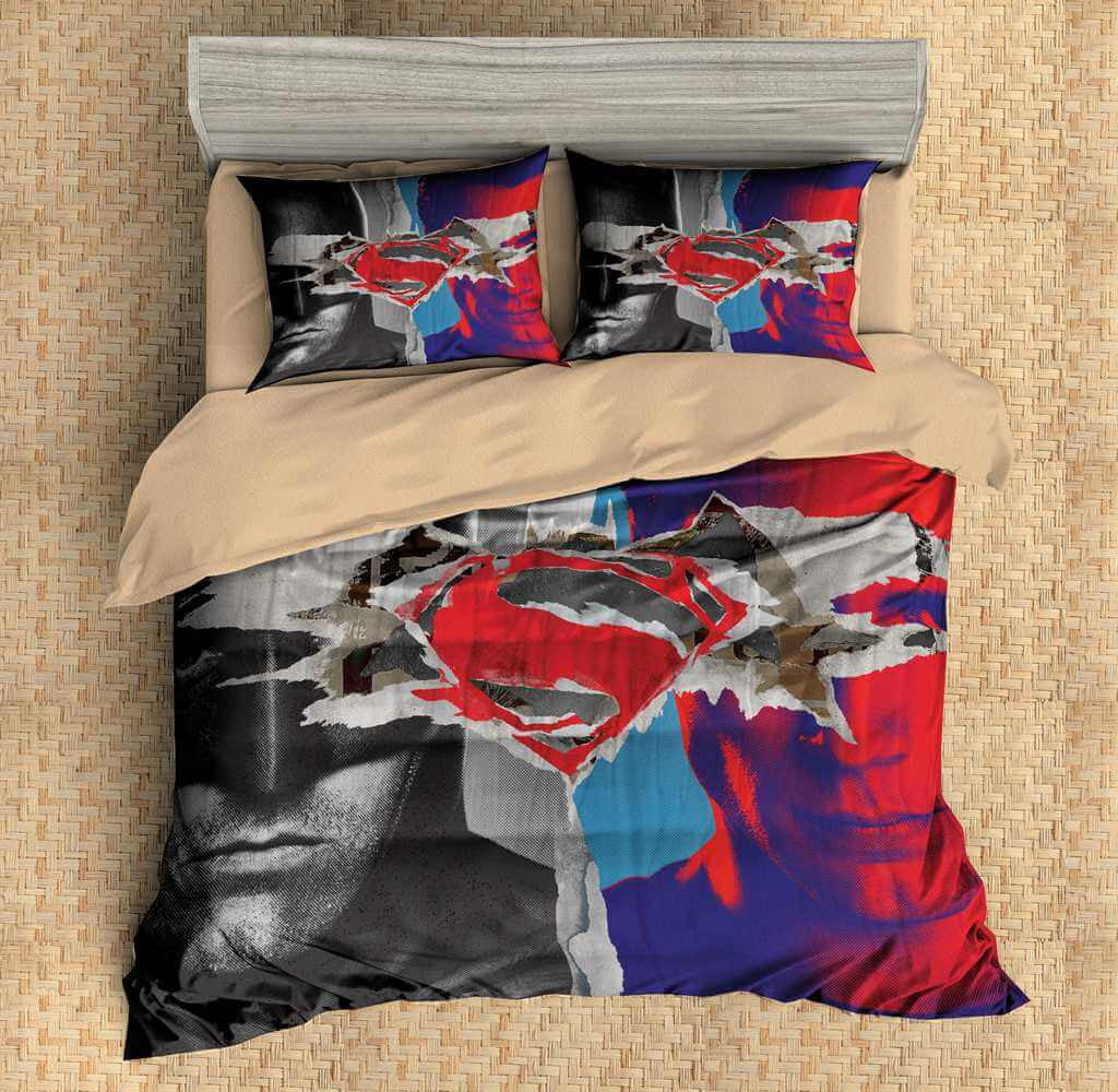 3d Customize Batman Vs Superman Bedding Set Duvet Cover Set
