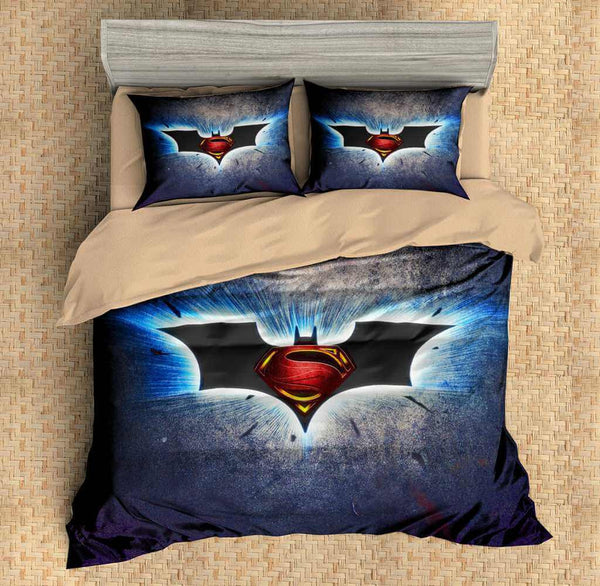 3d Customize Batman Vs Superman Bedding Set Duvet Cover Set