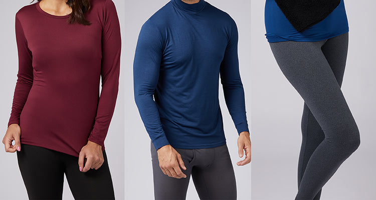 32 Degrees Heat Men's Performance Thermal Midweight Waffle