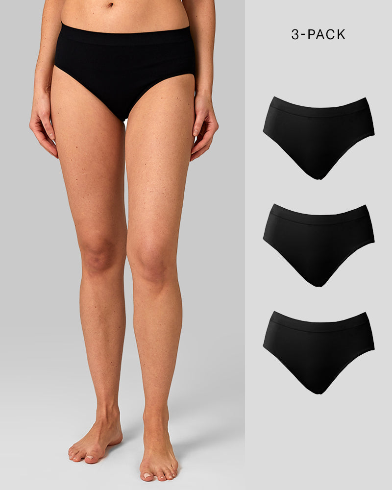 Multi Pack Women's Seemless Underwear Comfy Briefs Panties