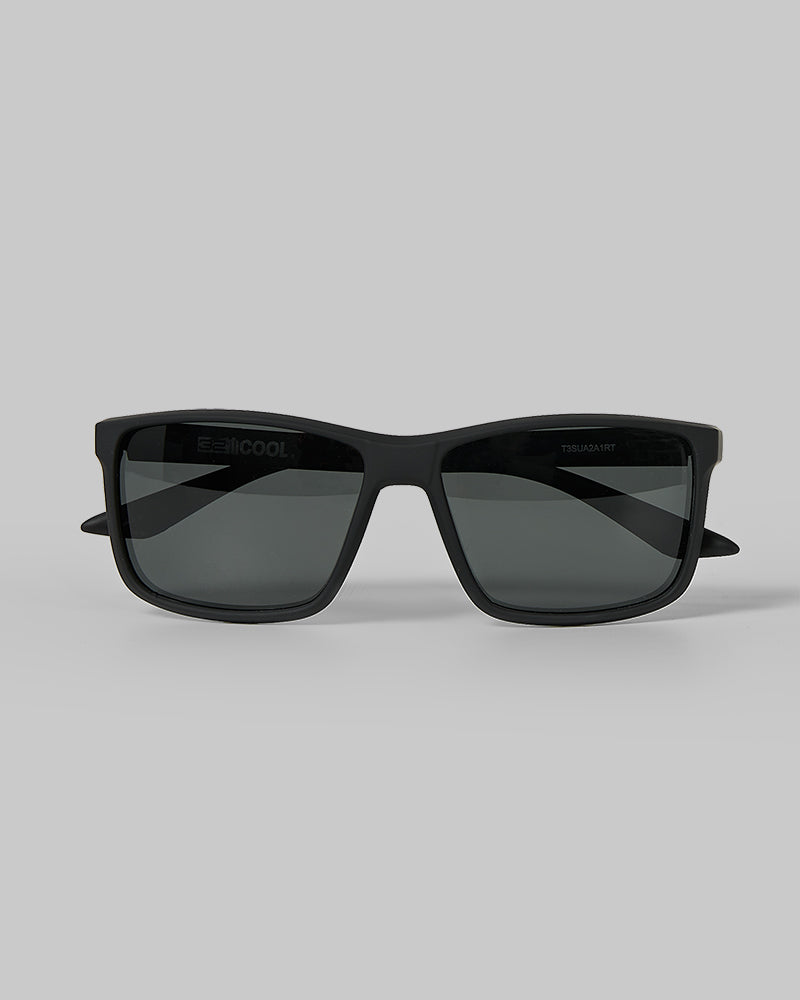 32 Degrees unisex Square Sport Sunglasses Black/Black / One Size