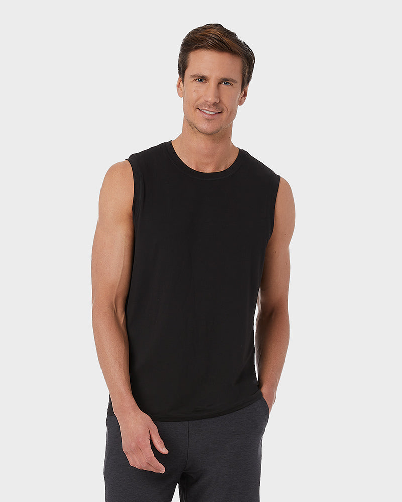 Wholesale Men Loungewear collection , Rib knit cotton tank top vest