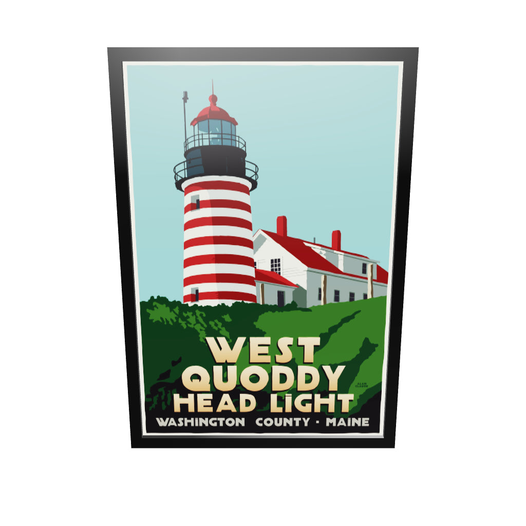 West Quoddy Head Lighthouse Shower Curtain by Barbara Landry - Barbara  Landry - Artist Website