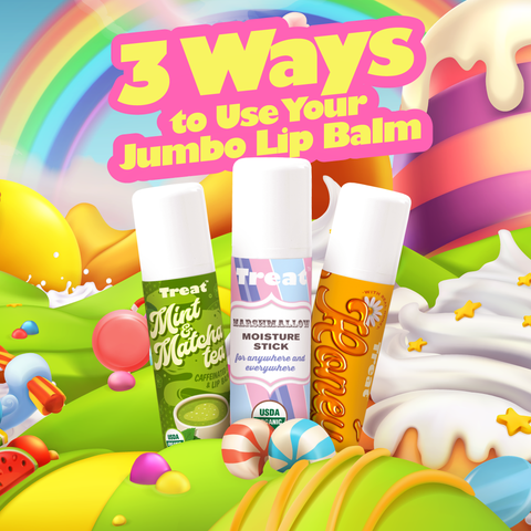 3 ways to use your Jumbo Lip Balm 