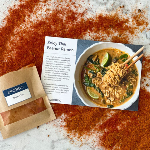 Spicy Thai Peanut Ramen