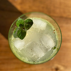 SKORDO: Cardamom, Mint and Lime Leaf Cocktail