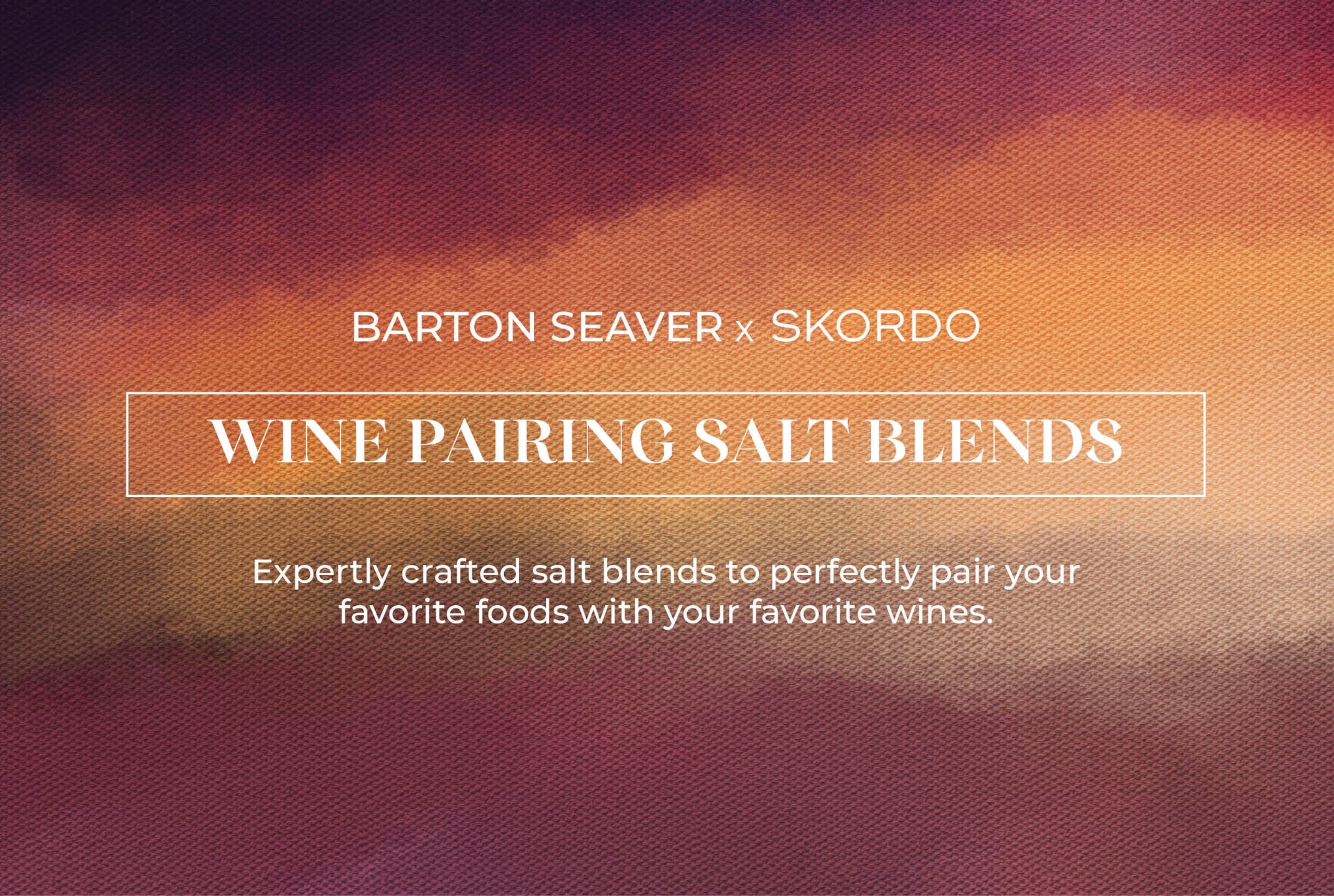 Barton Seaver SKORDO | Pairing Salt