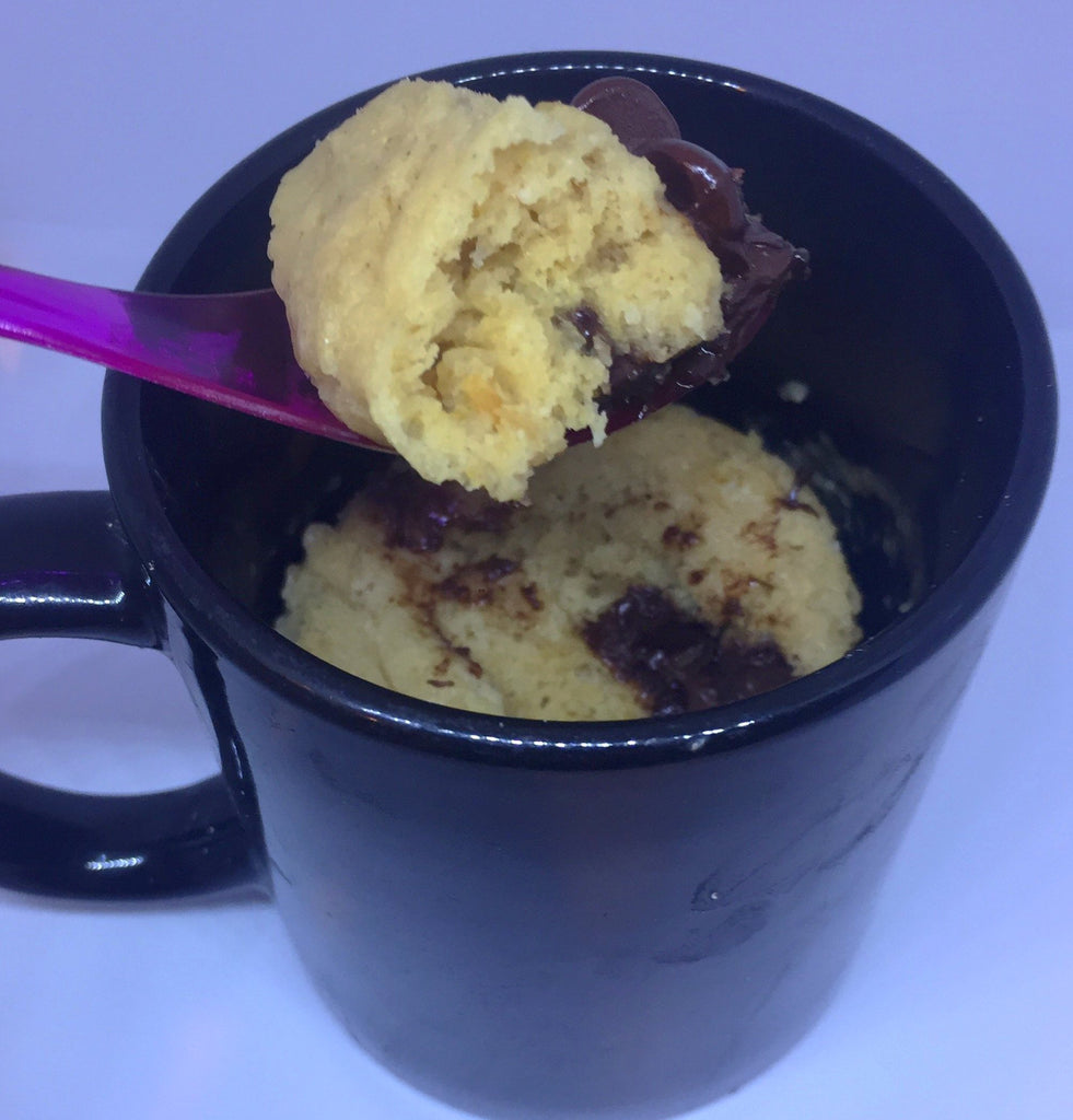 Peanut Butter Chocolate Chip Cookie Mug Cake (4 Servings ...