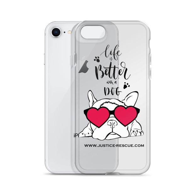 "Life Is Better With A Dog" iPhone Case