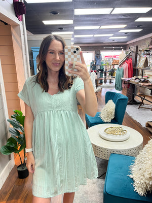 Happy Oasis Sage Dress - Tiger Lily Boutique TN