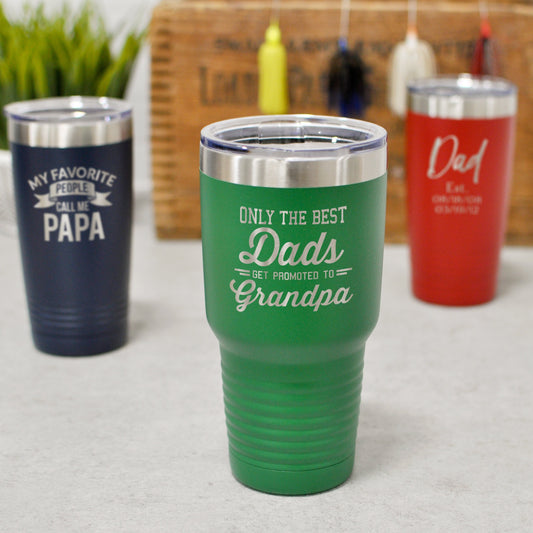 Cute Tumbler For Grandfather I Have Two Titles Dad And Grandpa And I R