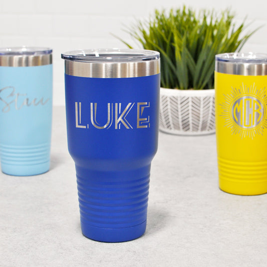 Custom Personalized Stainless Wine Cup – Initially Yours
