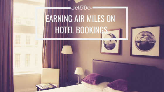 Earning Air Miles of Hotel Bookings