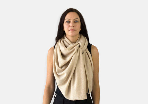 Jet&Bo Cashmere Travel Wrap Style The Waterfall