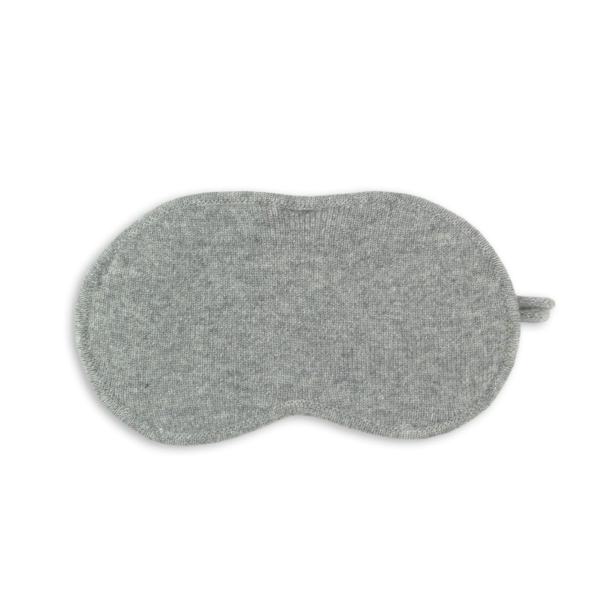 100% Pure Cashmere Eye Mask | Black & Gray