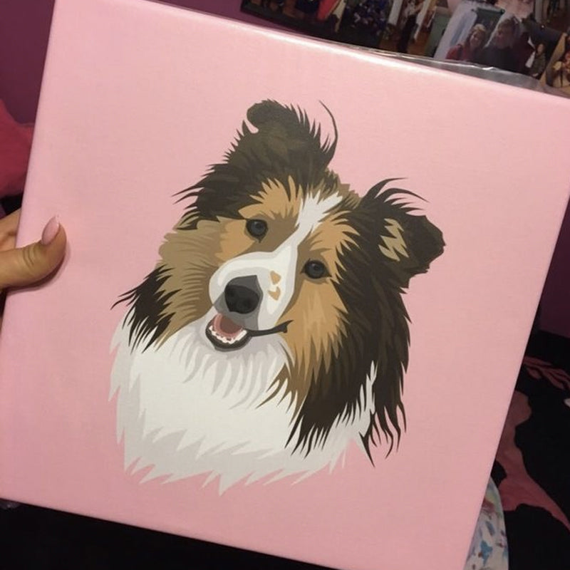 Custom Pet Canvas Wall Art - Print Your Pet