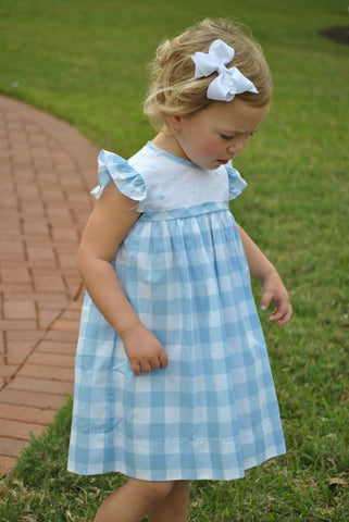 Classic Clothing - Brooke blue dress
