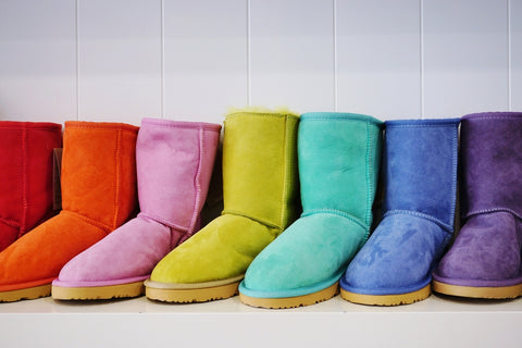 Matching coloured ugg boots to your 